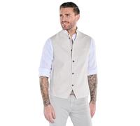 emilio adani Herren Herren Sakko-Weste Slim fit, Naturweiss, 38429, Naturweiss in Größe 50