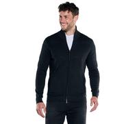 emilio adani Herren Herren Strickjacke strukturiert, Schwarz, 39163, Schwarz in Größe L