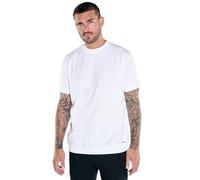 emilio adani Herren Herren T-Shirt aus hochwertigem Garn, Reinweiss, 39311, Reinweiss in Größe XXL