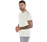 emilio adani Herren Herren T-Shirt Uni, Beige, 37294, Beige in Größe 3XL