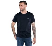 emilio adani Herren Herren T-Shirt Uni, Saphirblau, 37231, Saphirblau in Größe 3XL