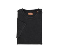 emilio adani Herren Herren T-Shirt Uni, Schwarz, 38930, Schwarz in Größe XL