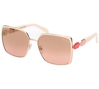 Emilio Pucci EP0169 Rose Gold/Brown 60/16/140 Unisex Sonnenbrille, Rose Gold/Braun, 60/16/140