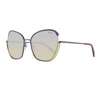 Emilio Pucci Gunmetal Damen Sonnenbrille Einheitsgröße