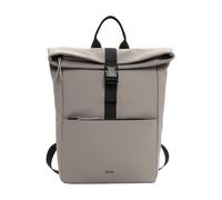 Rucksack EMILY & NOAH "Rucksack E&N Pessac RUE 09", Gr. B/H/T: 37cm x 39cm x 12cm, grau (taupe 900), Obermaterial: 60% Polyurethan PU. 40% Polyester PES., Rucksäcke Rucksack (76211409-0) taupe 900