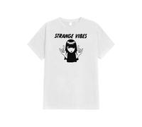 Emily The Strange - Strange Vibes White - T-Shirt - Weiß - S - 100% Baumwolle Weiß S