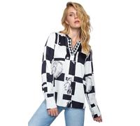 Emily van den Bergh - Damenbluse 8514 - Schwarz-Weiß, 38
