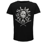 Eminem Slim Shady Masked Spiked Baseballschläger-T-Shirt XL Schwarz