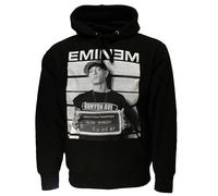 Eminem Slim Shady Mugshot Kapuzenpullover - offizielles Merchandise XL Schwarz