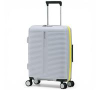 Eminent Finno Handgepäck Koffer 55x40x20 cm, Erweiterbar, Hartschalenkoffer, 4 Rollen, Leicht, TSA Schloss, 2,5 kg, 39L, Trolley Kabinentrolley Flugzeug Grau