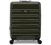 Eminent Voyager Handgepäck Koffer 55x40x20 cm, Erweiterbar, Hartschalenkoffer, 4 Rollen, Leicht, TSA Schloss, 2,7 kg, 39L, Trolley Kabinentrolley Handgepäckkoffer Flugzeug Dunkelgrün