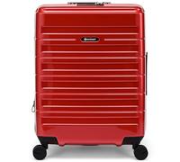 Eminent Voyager Handgepäck Koffer 55x40x20 cm, Erweiterbar, Hartschalenkoffer, 4 Rollen, Leicht, TSA Schloss, 2,7 kg, 39L, Trolley Kabinentrolley Handgepäckkoffer Flugzeug Rot