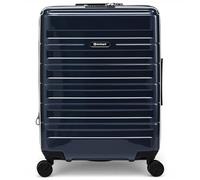 Eminent Voyager Handgepäck Koffer 55x40x20 cm, Erweiterbar, Hartschalenkoffer, 4 Rollen, Leicht, TSA Schloss, 2,7 kg, 39L, Trolley Kabinentrolley Handgepäckkoffer Flugzeug Schwarz