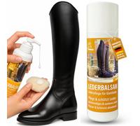 EMMA Lederfett farblos 200 ml - Lederpflege für Schuhe Sofa Couch Auto Sattel Trense Lederjacke - Sattelfett mit Bienenwachs - Reinigung Pflege & Schutz von Glattleder