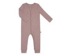 emma & noah Baby Schlafanzug, Weicher & Atmungsaktiver Strampler für Neugeborene, Oeko-TEX Zertifiziert, Langarm Pyjama mit Reißverschluss für Jungen & Mädchen, Ohne Füße (86, Essential Berry)