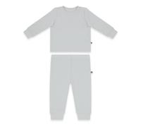 emma & noah Schlafanzug Winter 2-teilig (DE/NL/SE/PL, Numerisch, 74, Essential Grau)