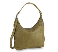 Harbour 2nd Anchor Love Schultertasche Leder 39 cm grün