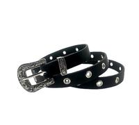 EMOTTOS Damen Vintage Leder Gürtel - Schnitzerei Schnallen Gürtel Western Cowboy Cowgirl für Frauen, Gürtel mit exquisiter Schnitzerei Retro Schnalle für Jeans Kleid Kleid(E-RIVET)