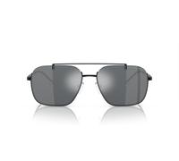 Emporio Armani 0EA2150 30146G Metall Rechteckig Schwarz/Schwarz Sonnenbrille, Sunglasses