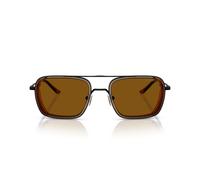 Emporio Armani 0EA2162 300163 Metall Panto Schwarz/Schwarz Sonnenbrille, Sunglasses