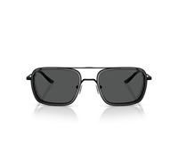 Emporio Armani 0EA2162 300187 Metall Panto Schwarz/Schwarz Sonnenbrille, Sunglasses