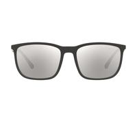 Emporio Armani 0EA4154 54376G Kunststoff Panto Grau/Grau Sonnenbrille, Sunglasses