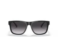 Emporio Armani 0EA4163 58758G Kunststoff Panto Schwarz/Schwarz Sonnenbrille, Sunglasses