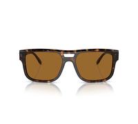 Emporio Armani 0EA4197 587983 polarisiert Kunststoff Panto Havana/Havana Sonnenbrille, Sunglasses