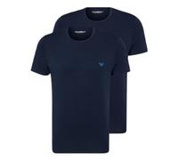 Emporio Armani 2er Pack Crew Neck T-Shirt, Armani Blu/Armani Bl, XXL Herren, Armani Blu/Armani Bl, L/XXL