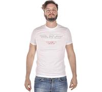 Emporio Armani 3Z1T90 Cotton Round Neck Printed White T-Shirt L