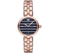 Emporio Armani AR11220 Rose Gold Stahl 316 L Analog Quarz Damenuhr Einheitsgröße