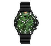 Emporio Armani, Armbanduhr, Diver, Schwarz, (Analoguhr, Chronograph, 43 mm)