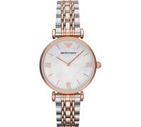 Emporio Armani AR1683 Gianni T-Bar zweifarbige Damenuhr Einheitsgröße