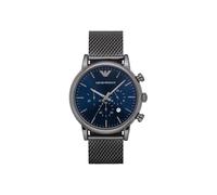 Emporio Armani Herren Uhr silber / blau, Größe One Size, 4036571 Silber / Blau One Size