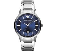 Emporio Armani AR2477 Klassische Herrenuhr mit blauem Zifferblatt Einheitsgröße