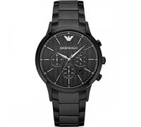 Emporio Armani AR2485 Herrenuhr aus schwarzem Metall Einheitsgröße