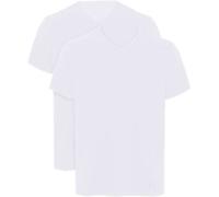 Emporio Armani Armani Cotton V-neck T-shirts 2P Weiß Baumwolle XX-Large Herren