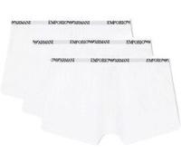 Emporio Armani Armani Stretch Jersey Boxer Briefs 3P Weiß Baumwolle Medium Herren