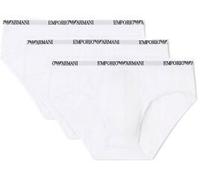 Emporio Armani Armani Stretch Jersey Briefs 3P Weiß Baumwolle Medium Herren