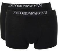 EMPORIO ARMANI Trunks Herren Baumwoll-Stretch schwarz, 7 (XL)