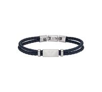 Emporio Armani - Armband Leder, Edelstahl Herrenschmuck Herren
