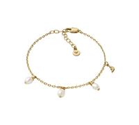 Emporio Armani Damenarmband aus Sterlingsilber mit Karabiner- oder Schieberverschluss, Helles Gold