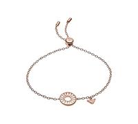 Emporio Armani Armband Für Frauen, Innenlänge: 160mm + 20mm, Größe Runder Anhänger: 13X13X2mm Rose Gold Sterling Silber Armband, EG3458221