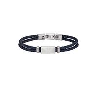 Emporio Armani Armband für Männer, Edelstahl-ID-Armband, Länge: 196mm+15mm, Breite: 19mm, Höhe: 9mm, EGS2995040