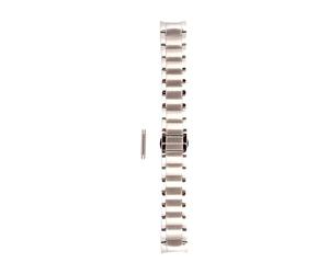 Emporio Armani Armbanduhren für Herren 22mm, Silber Edelstahl, original ersatzband für AR2434