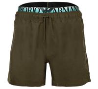 Badeshorts EMPORIO ARMANI "Badeshorts LOGOBAND 1er Pack", Gr. XXL, N-Gr, grün (oliv), Obermaterial: 100% Polyester PES. Futter: 100% Polyester PES., Badehosen Badeshorts (11374521-XXL) oliv