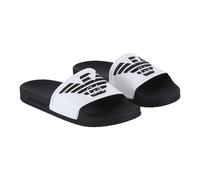 Emporio Armani Badeschuhe Sliders schwarz/weiss Herren, Größe Euro (US) 41