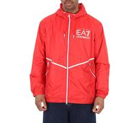Emporio Armani - Bomberjacke für Herren, Logo (Rot/Weiß) L