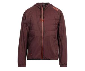 Emporio Armani - Bomberjacke für Herren, mit Kapuze, Leicht (Bittere Schokolade) L