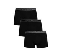 Boxershorts EMPORIO ARMANI "Boxershort CORE LOGOBAND 3er Pack", Herren, Gr. XL, schwarz (schwarz2), Obermaterial: 95% Baumwolle CO. 5% Elasthan EL., Unterhosen (18641065-XL) schwarz2